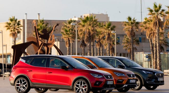 Seat Arona, il primo SUV a metano - image SEATs-three-SUVs-on-the-road-together-for-the-first-time_002_HQ-660x365 on https://motori.net